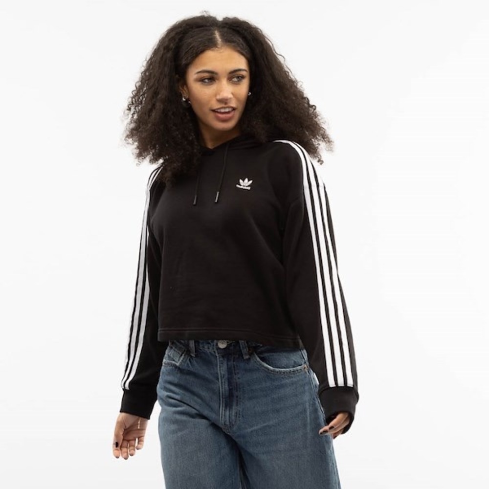 Adidas crop hoodie, size small